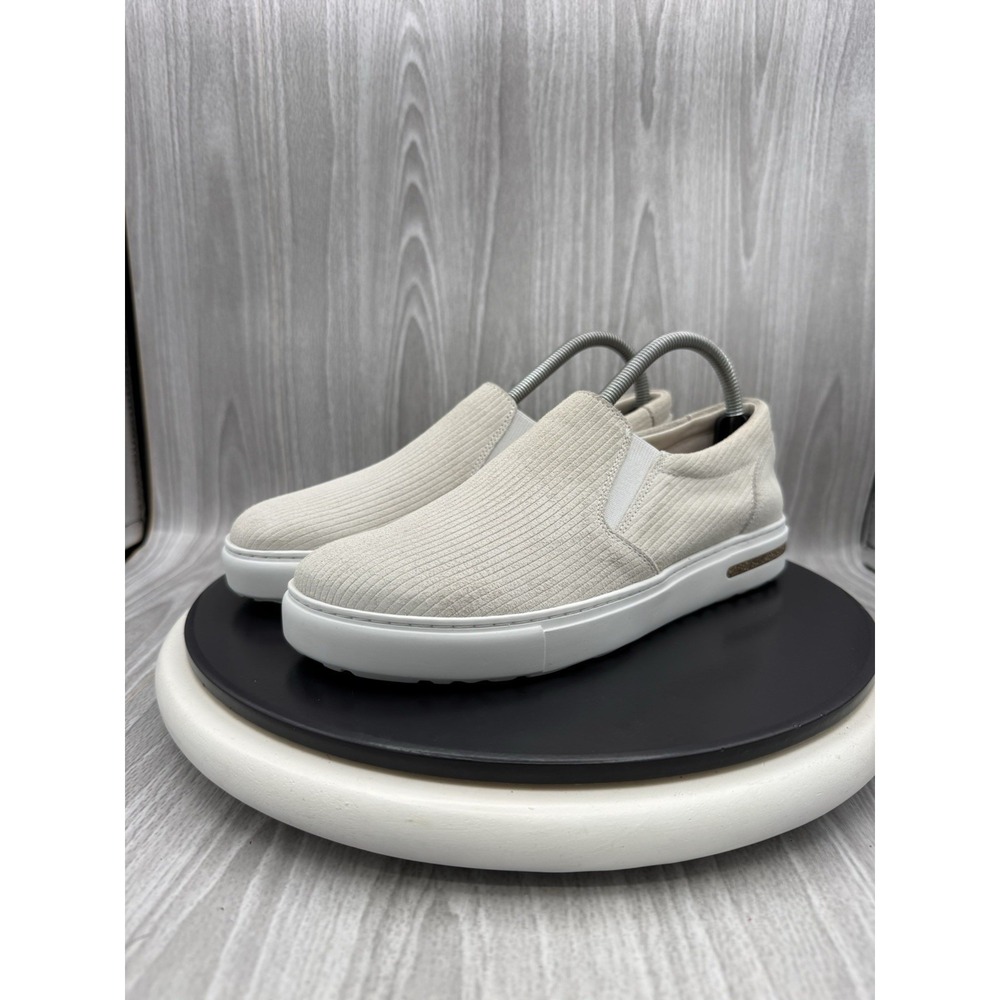 Birkenstock Oswego Womens US 9 EU 40 Narrow Sandcastle Slip On Leather Shoes